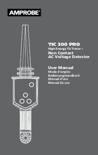 Thumbnail of document Manual - TIC300-PRO High Voltage Detector